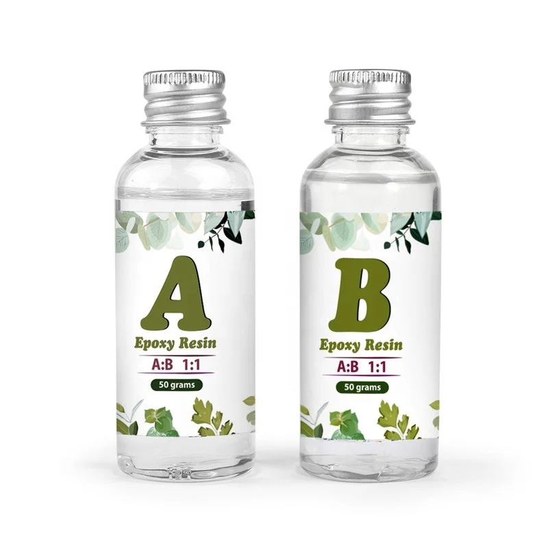 Resin Epoxy High Adhesive 1:1 AB Epoxy Hardener Crystal Glue For DIY Resin Jewelry Making Accessories 100g 200g 400g 500g 1000g