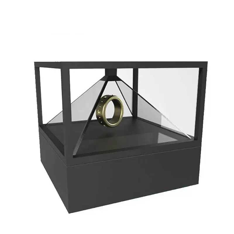 Прямая Продажа с фабрики 360 градусов 3D пирамидальная голограмма витрина рекламный дисплей для музейной выставки