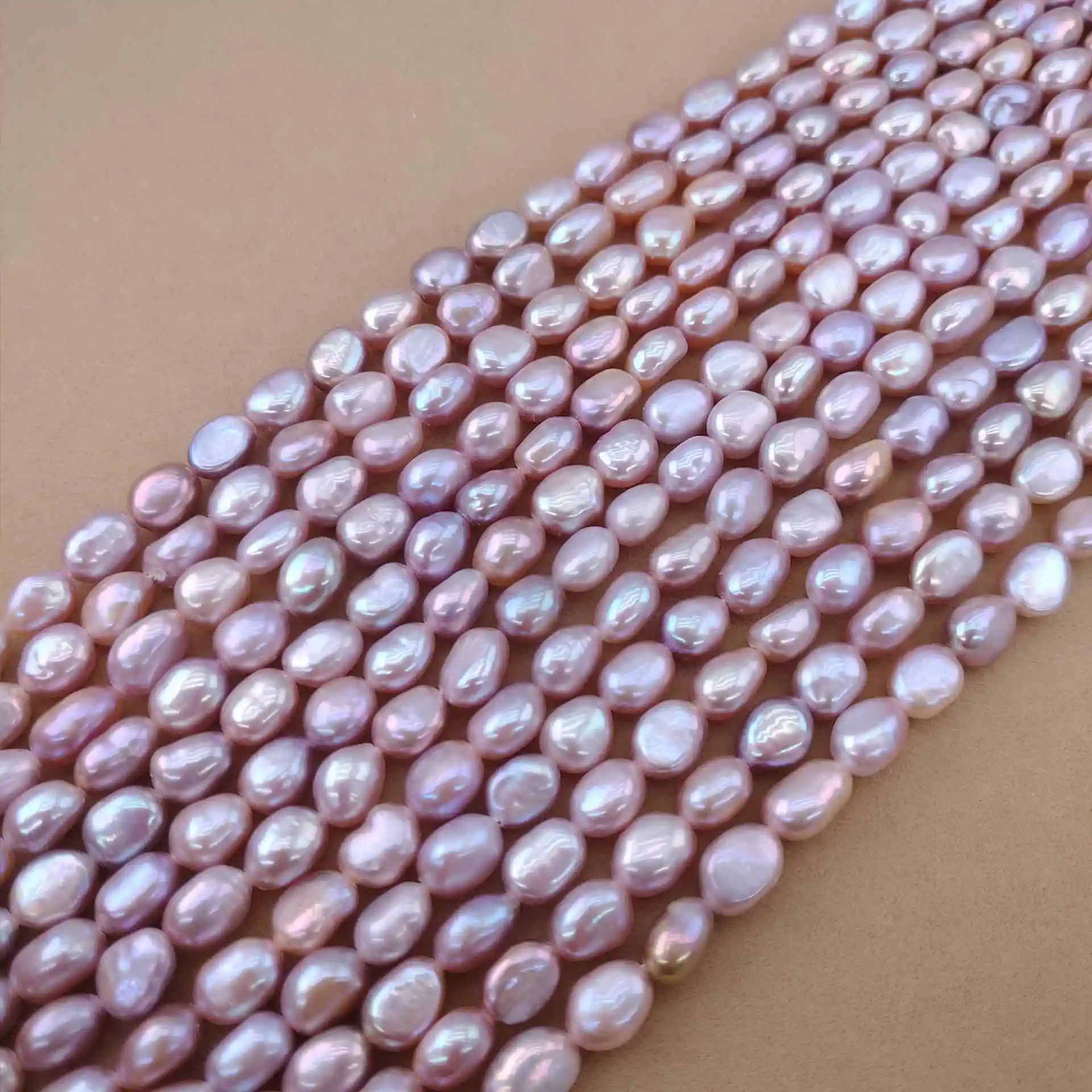 Low Price Natural Freshwater 8-10Mm Dark Tahitian South Sea Circle-Baroque Pearl For Jewelry Making