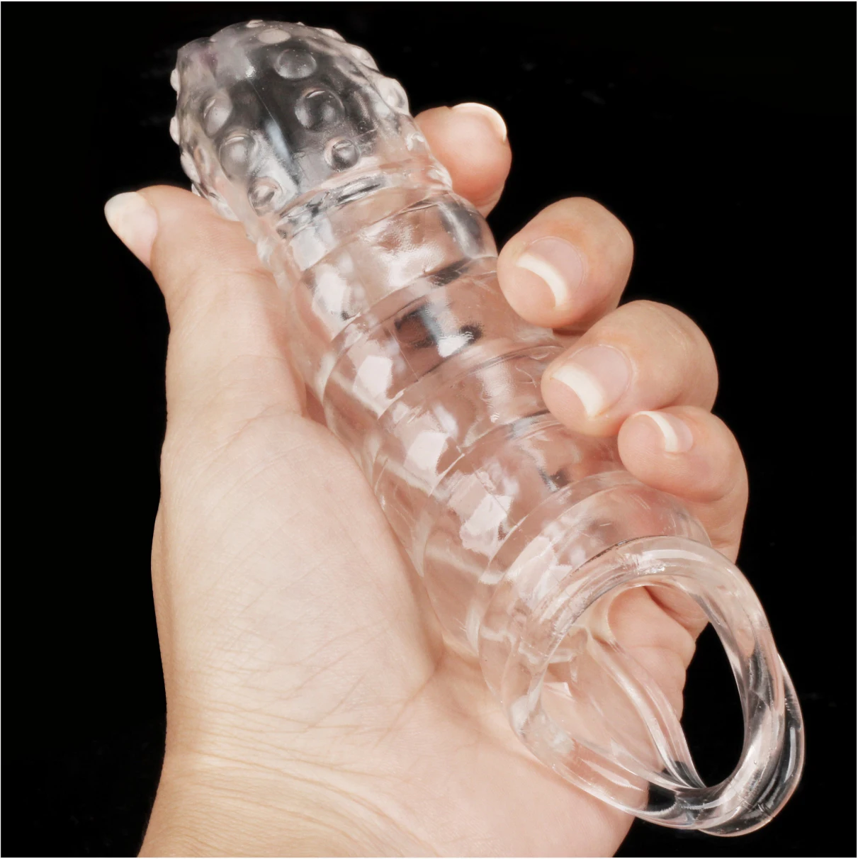 Reusable Silicone Cock Enlargement Extender Condoms for Men Penis Sleeve
