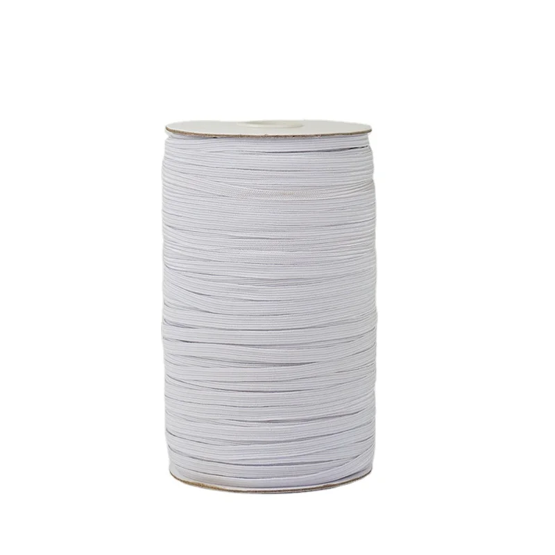 Wholesale Elastic Band For Earloop In Roll Multi-color Polyester Elastic Webbings For Garment High Quality