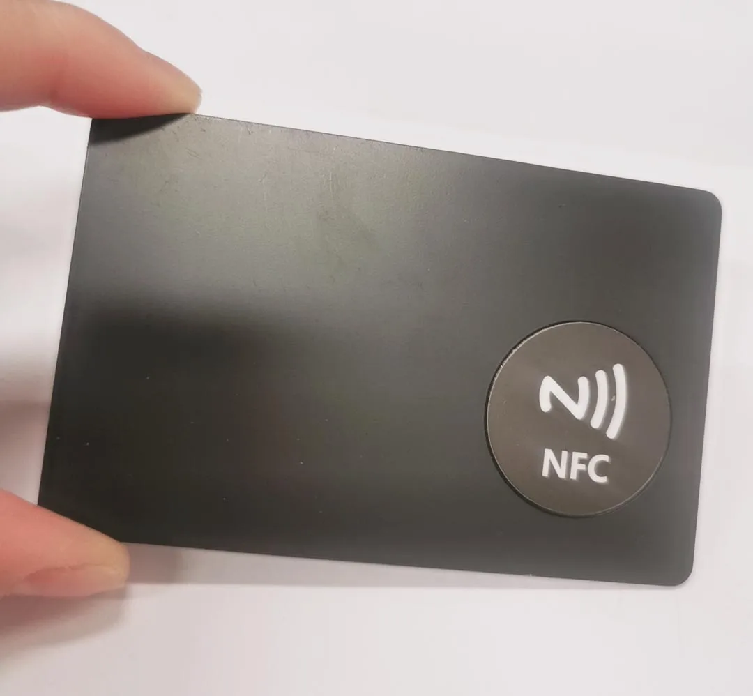 Metal RFID/NFC hotel keycard dentity/metal credit card