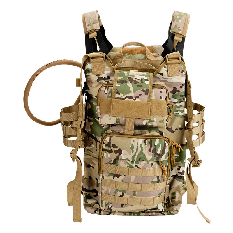 Waterproof Outdoor Tactical Equipment Camouflage Tactical Combo Vest Backpack