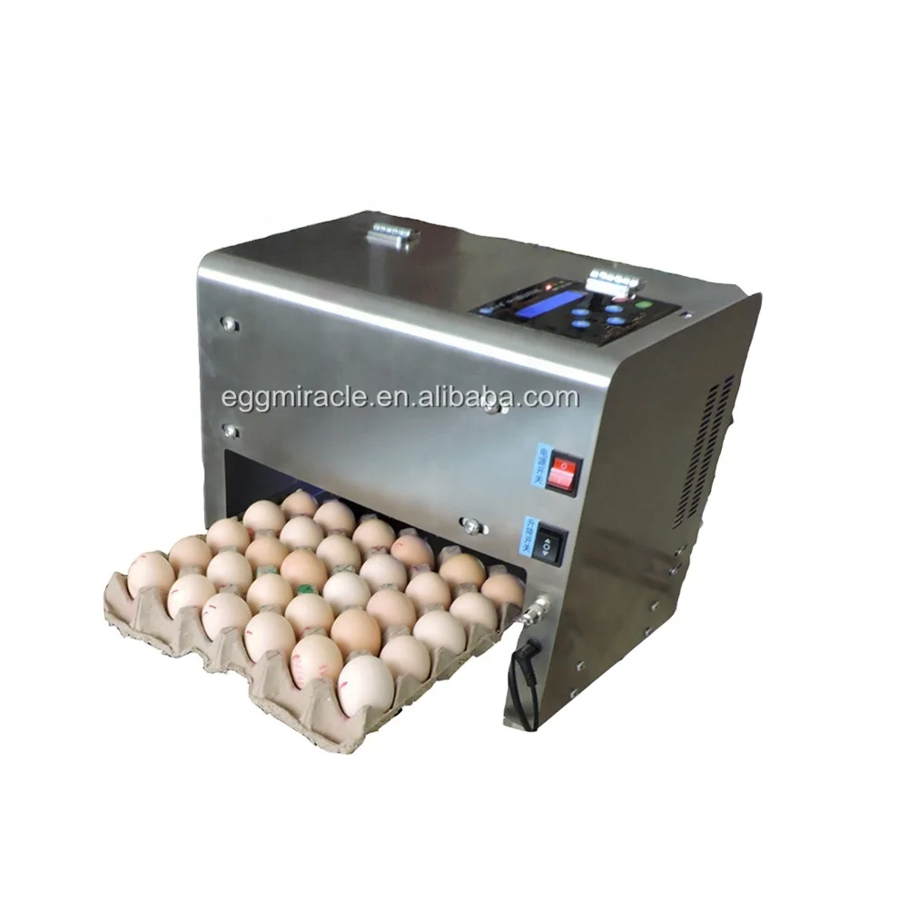 Factory price egg stamping system egg printer machine
