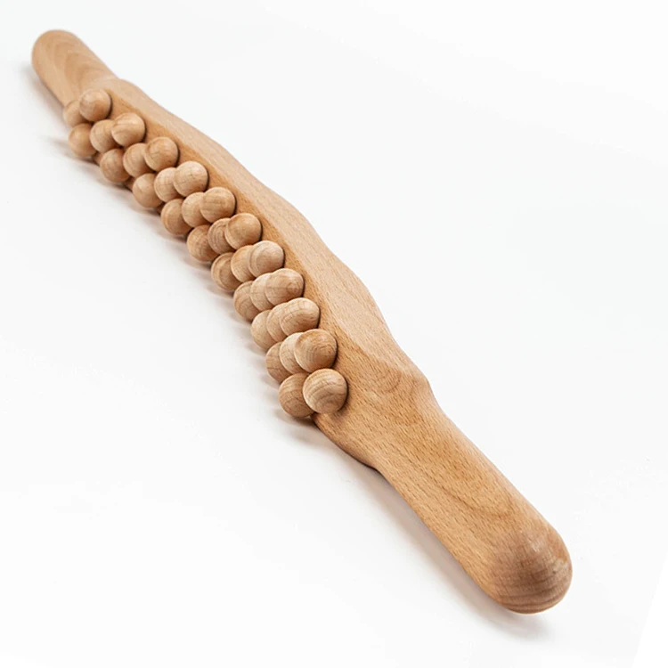 31 beads body wood therapy kit wood body sculpting tools Massage Roller Stick Tools for Lymphatic Drainage Anti Cellulite