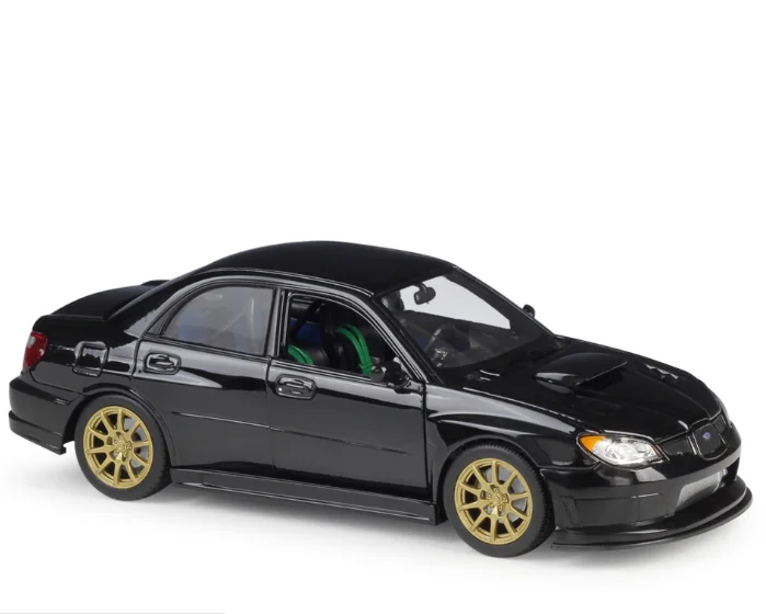 WELLY 1:24 IMPREZA WRX STI моделирование литого сплава Модель автомобиля Классическая коллекция коллекционных украшений Modelo de automvil