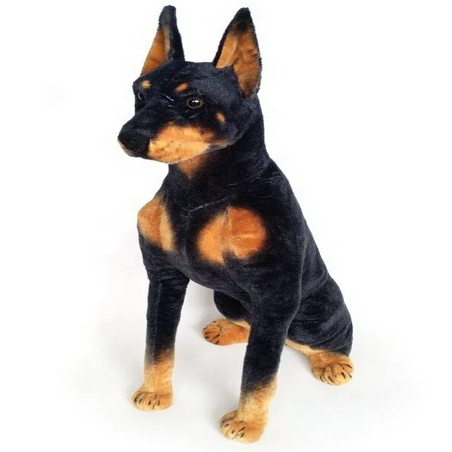 stuffed side-lying labrador dog plush toy  realistic plush dog stuffed animal toy