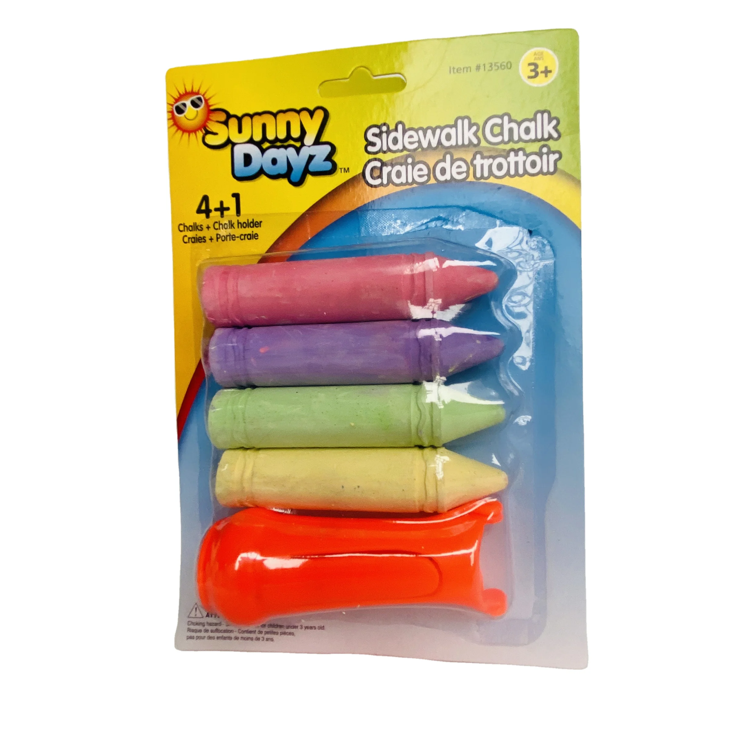 Side Walk Chalk Blackboard Chalk Holder Factory wholesale drawing chalk toys with holder set for kids