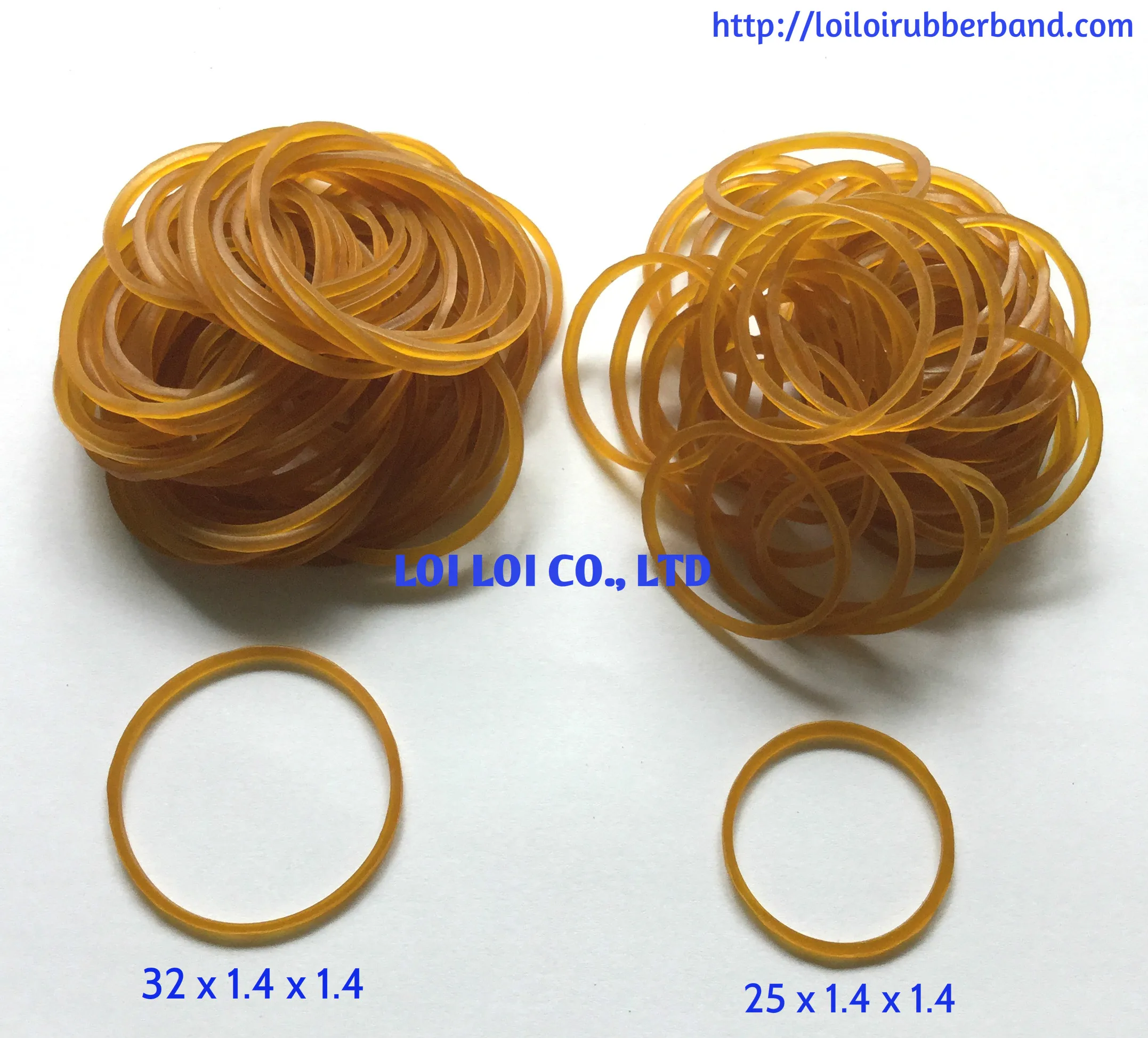 New Look Honey color Natural rubber band / Special Amber tone colour transparent rubber band Made in Vietnam Any size wide