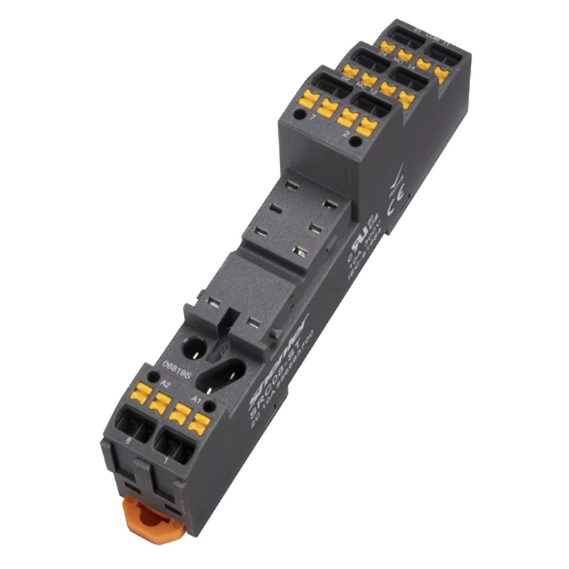 Shenler SRC08-ST small intermediate relay base AC 220V5 hole 12A electromagnetic relay base