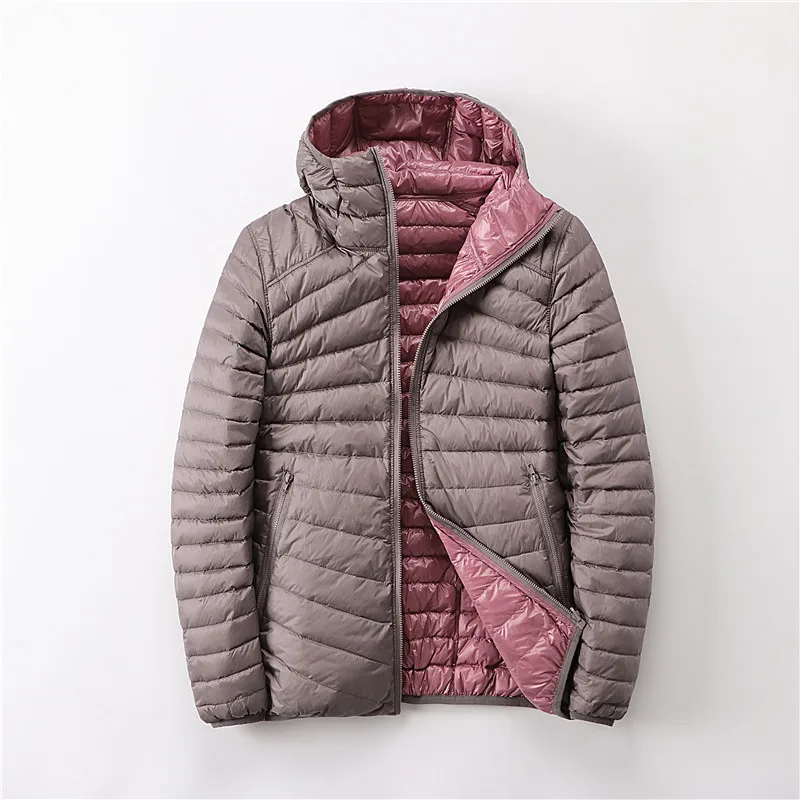 Factory Down Winter Jacket  Manufacturers Fashion Puff Shiny Red Down Winter Jacket bomber For Women