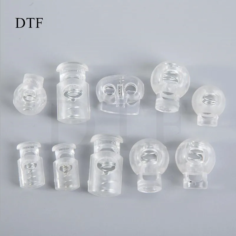 Прозрачный пластиковый шнур блокировки концевые переключатели пружинный зажим зажимы 4 мм банджи шоковый шнур