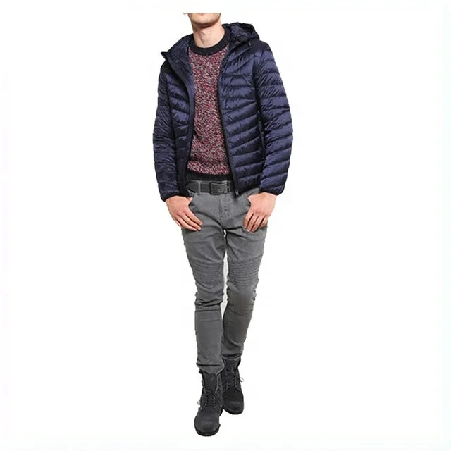 2021 Fashion New-Style China Supplier Newest Men Bomber Long Sleeve Down Winter Jacket