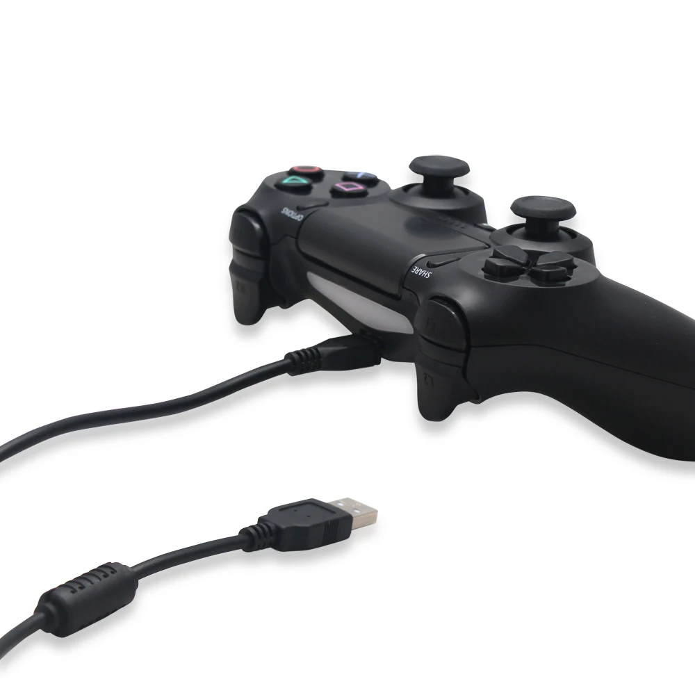 For Sony PS4 Slim Game Controller 2 In 1 Micro Charging USB Data Cable Charger For P4 Host and Handle Cable
