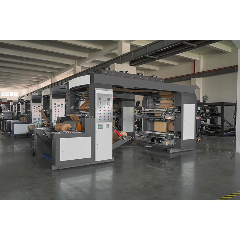 4 color stack type  paper bag paper cup flexo printing machine price