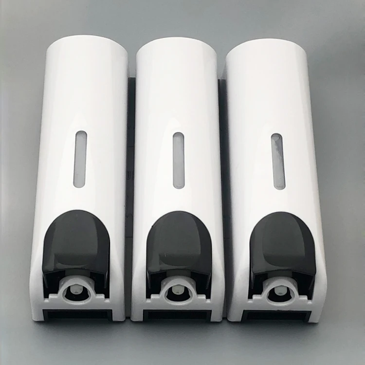 Manufacturers Manual Liquid Soap Dispenser Set Wall Mounted ABS Plastic Shower Dispenser