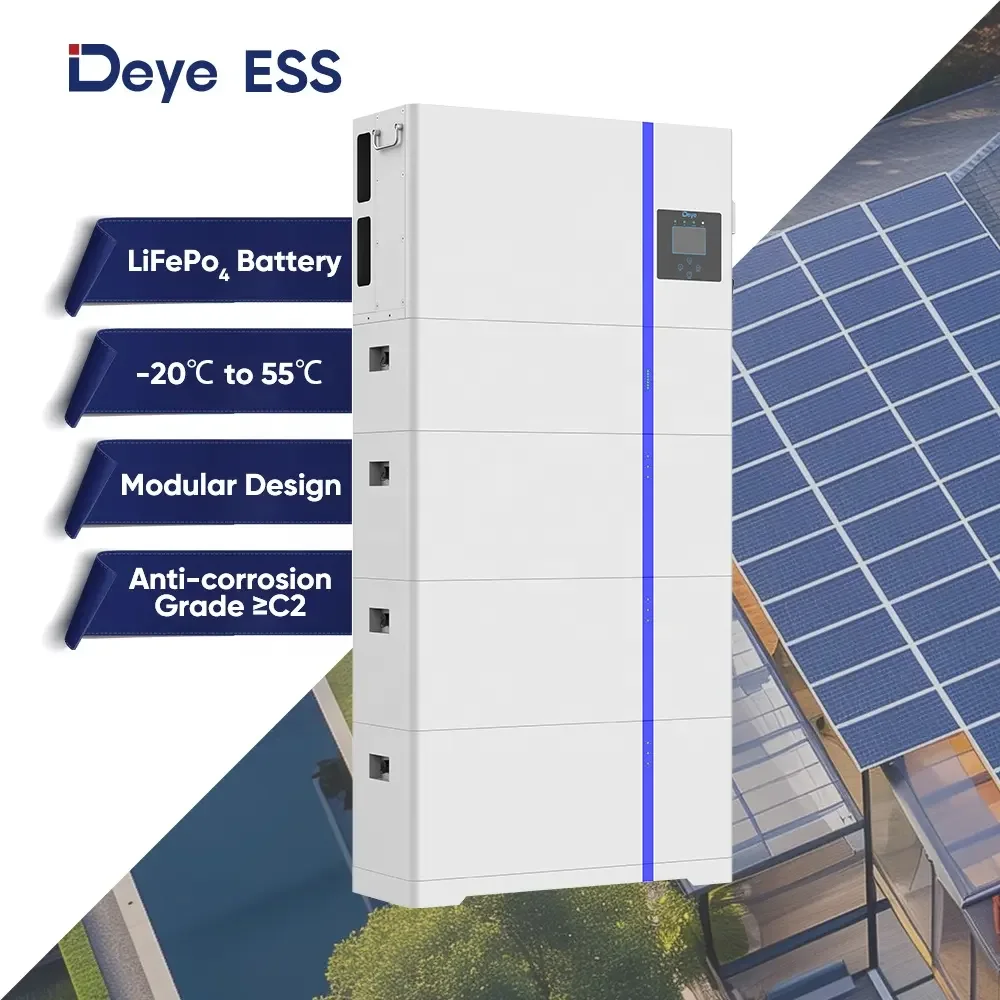 Deye склад низкое напряжение 5.12KWH напольный монтажный AI-W5.1 аккумулятор 100Ah Официальный магазин LifePO4 батареи