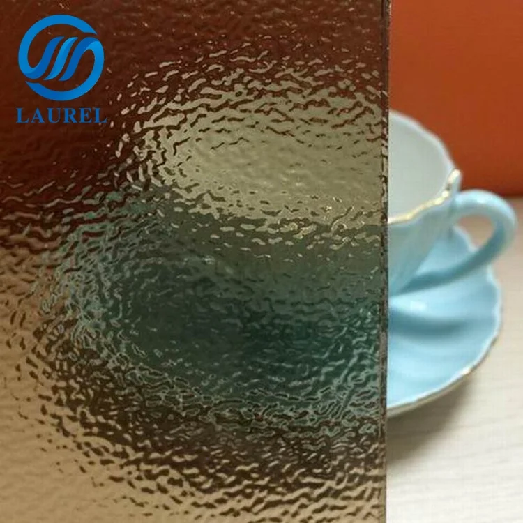 Customized pattern flat stained glass for window and door decoration