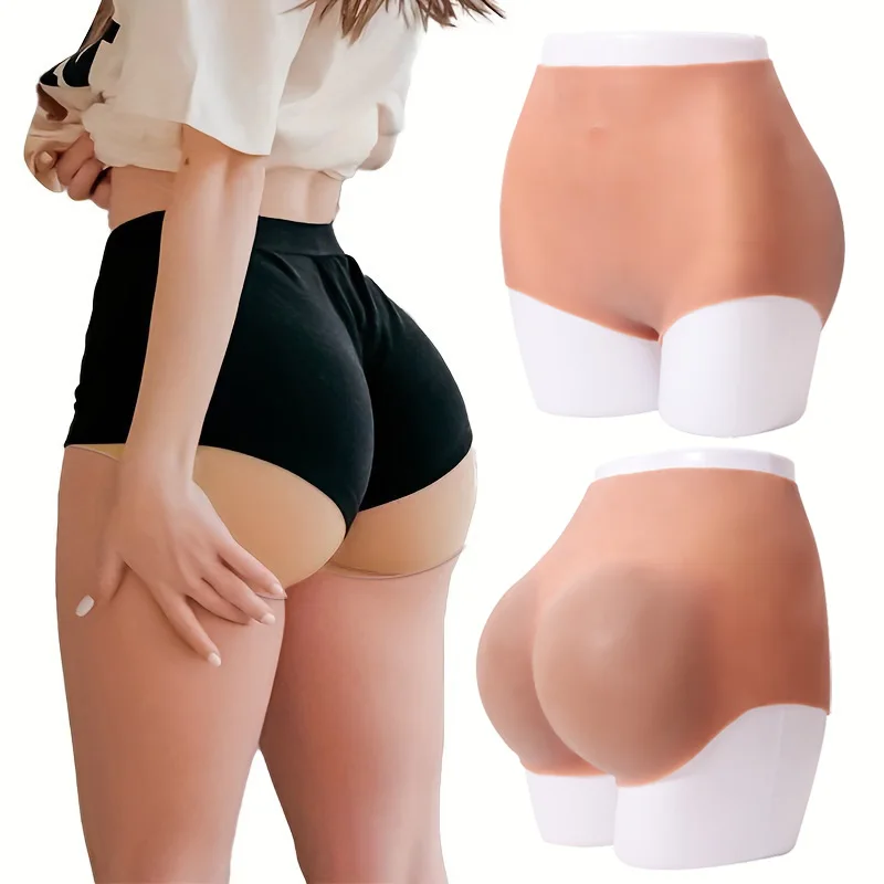 1pc Plus Size High Waist Silicone Padded Shapewear for Women Lifts and Enhances Buttocks for a Sexy Look Silicone shaper