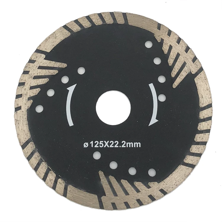 125mm 180mm 250mm Hot Pressed Super Diamond Cutting Disc Turbo Circular Diamond Saw Blade