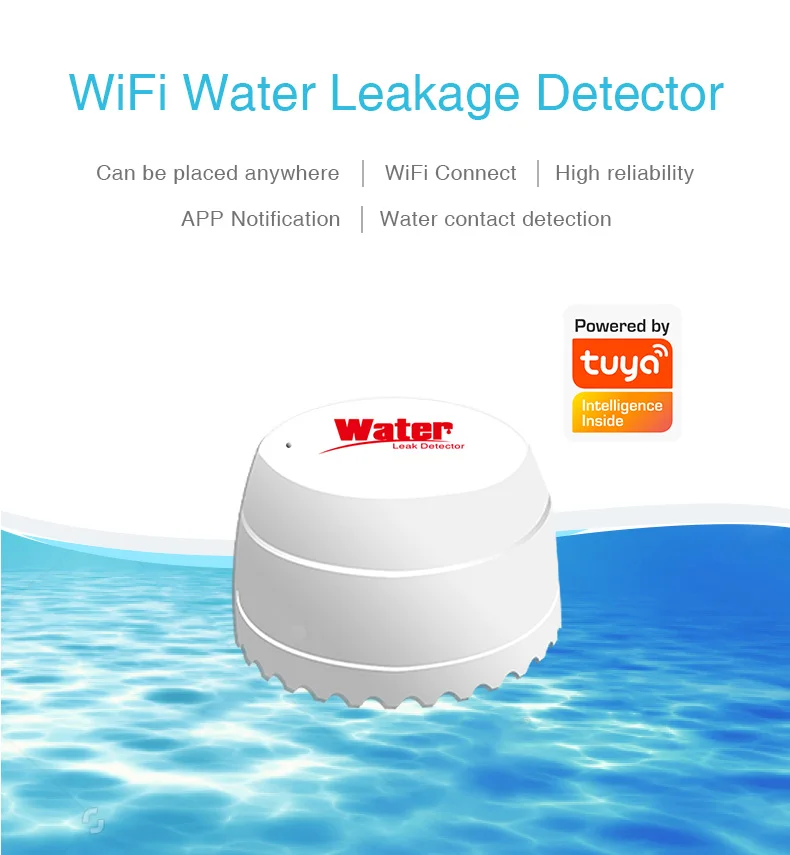 Wi-Fi умный бытовой детектор утечки воды