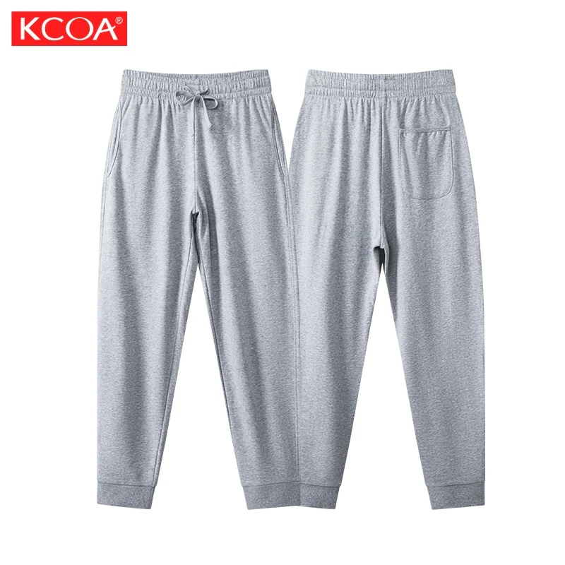 Printed Plain Raw Edge Men Jogging Pants Custom Logo Blank Long Track Pants Mens Joggers Pants