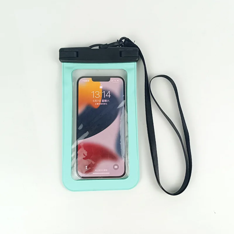 Customized Plastic Phone Waterproof Bag Transparent PVC Waterproof Phone Case Outdoor Swimming Waterproof Bag For Mobile Phone