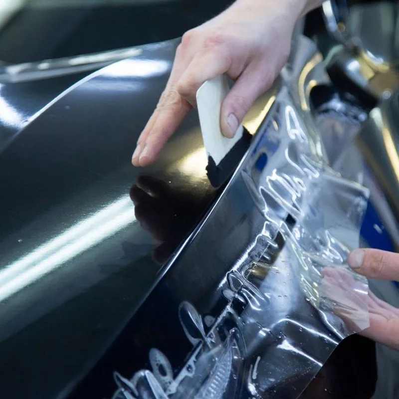 Privacy Protection 5 Years TPU Self Healing Latest Design Tpu Ppf Film Rubber Squeegee Green