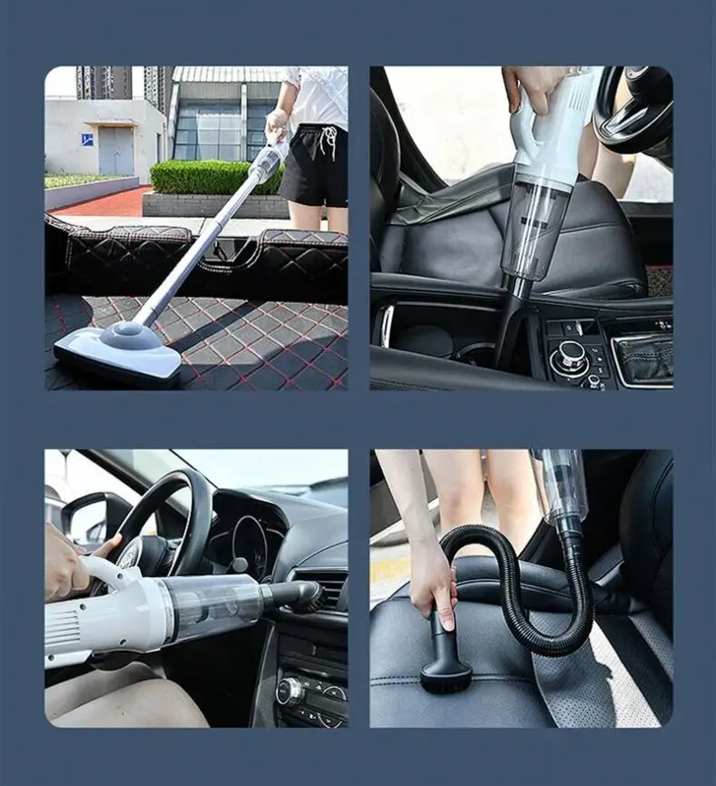 High Power Cordless Handheld Vacuum Cleaner Portable Dust Collection Rechargeable Vacuum Cleaner for Home