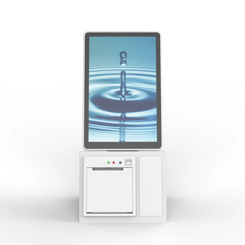 CE certified desktop 10.1 All in One Payment Kiosk Self Order Kiosk Machine with auto cut Printer 58mm  Android OS 11 OEM ODM