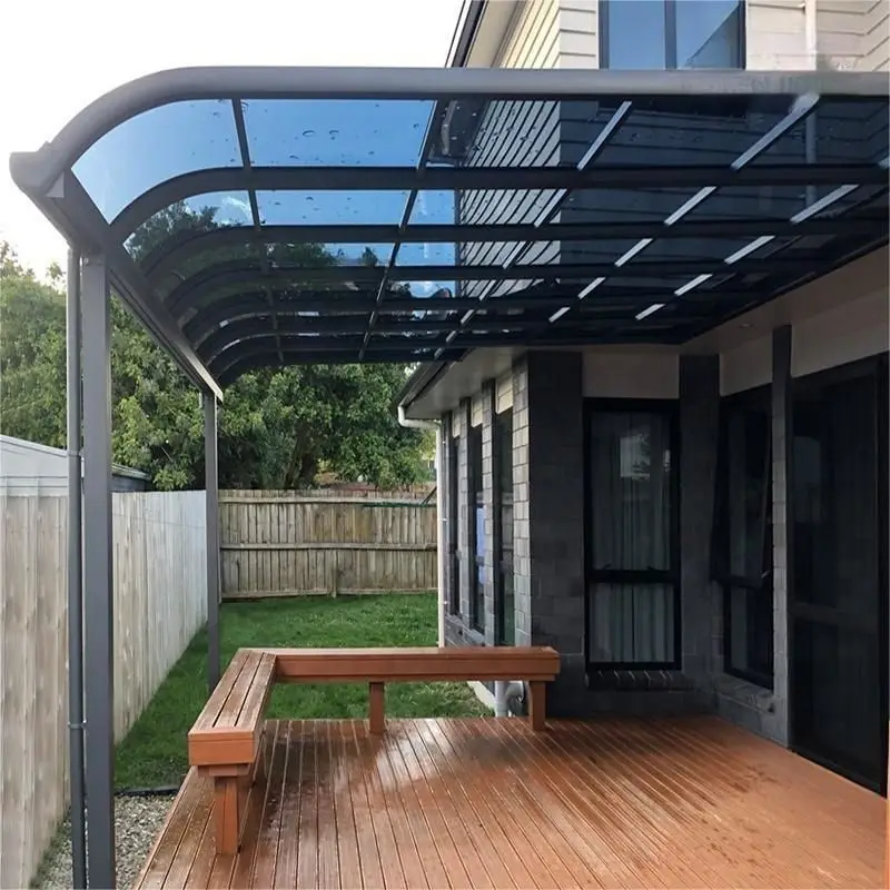 outside outdoor Window Aluminum Roof Polycarbonate Rain Cover Terrace Balcony Patio Cover Awning Canopy