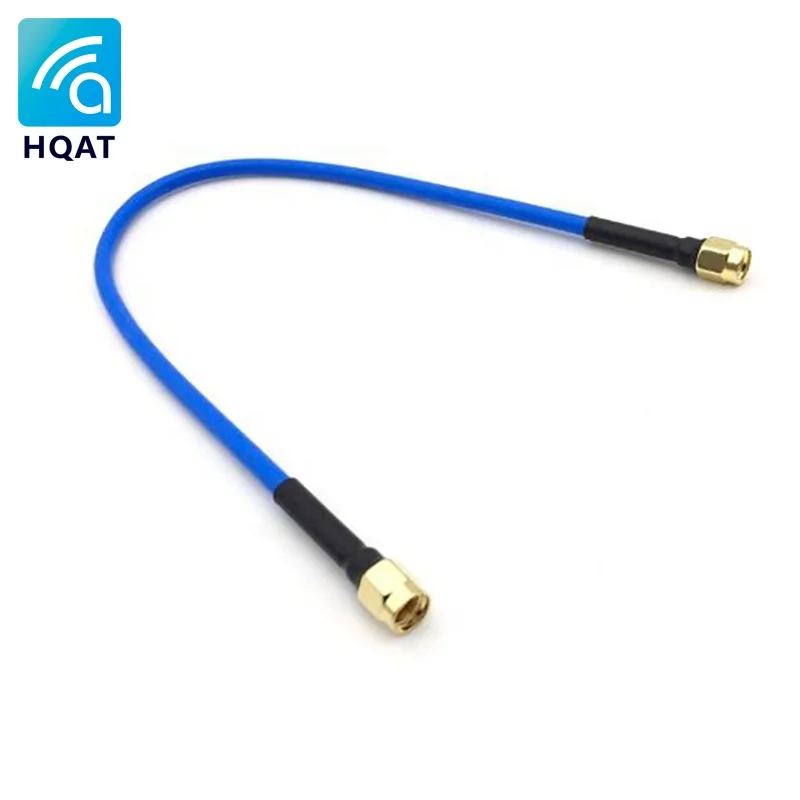 Best Selling Product RP SMA Male To RP SMA Male Plug Blue Jacket RG402 Coaxial Cable