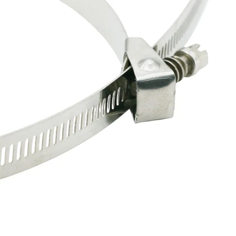 Stainless Steel Hose Post Pipe Clamp Stainless Steel Hoop Fastener Hoop Fastening Retractor For Pole Hose Clamp