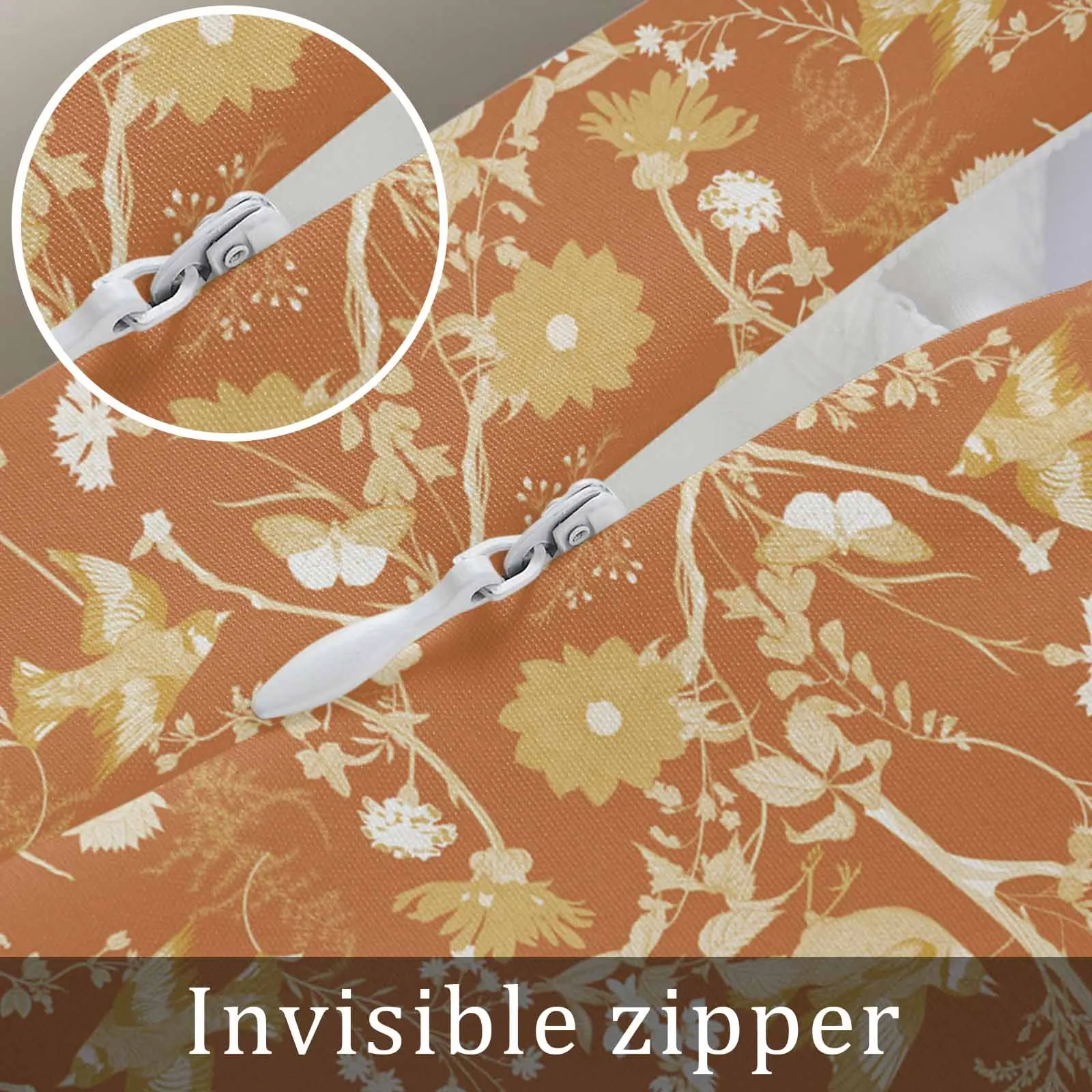 New Design  Boho Flowers Home Sofa Decor Sublimation Pillow Cover Customized Linen Cushion Cover For Home