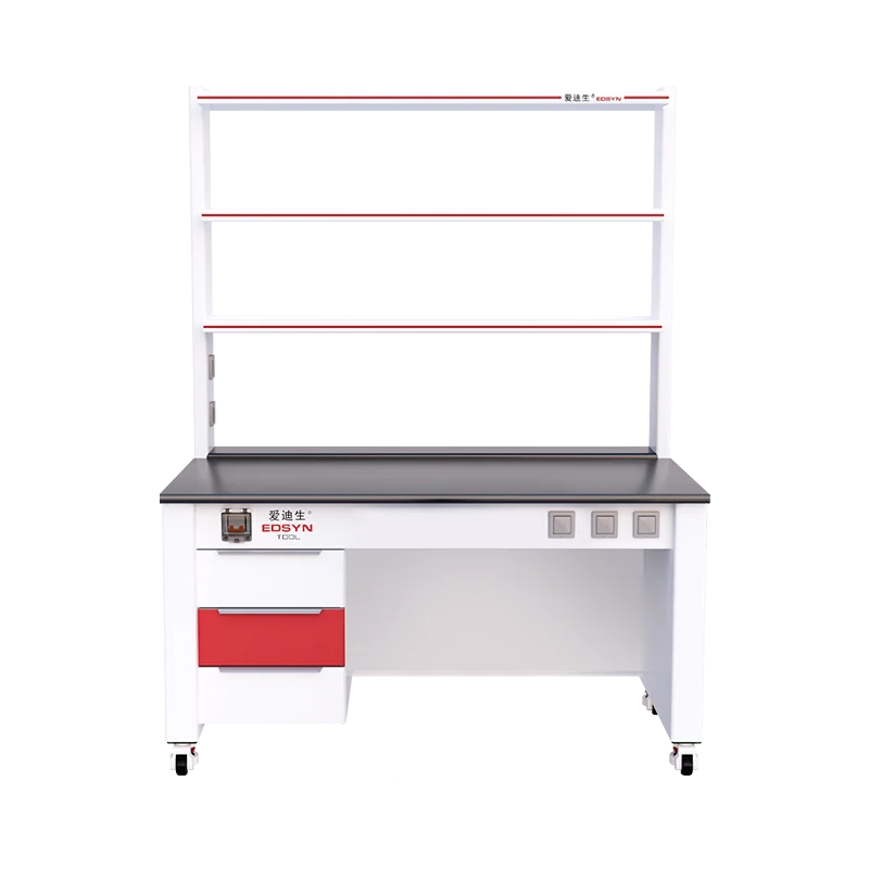 EDSYN Reagent Rack Experimental Platform 20mm Ceramic Tabletop 1.2mm All Steel Cabinet Fuma Wheel Laboratory Sample Machine