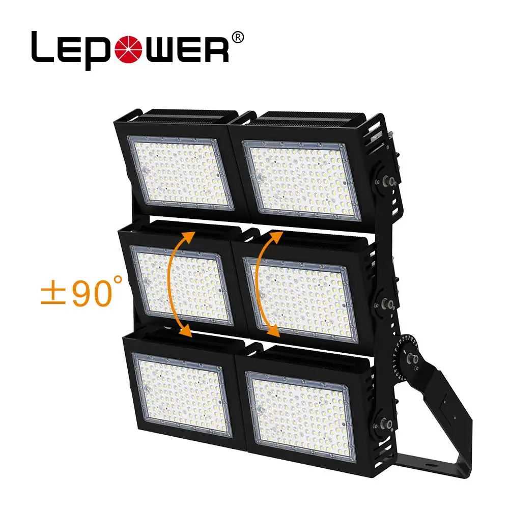 160lm/w TUV CB 1000w 900w 800w led flood light Football Stadium football 1200w led lights moduler 10/25/40/60/90 DEG CB lighting