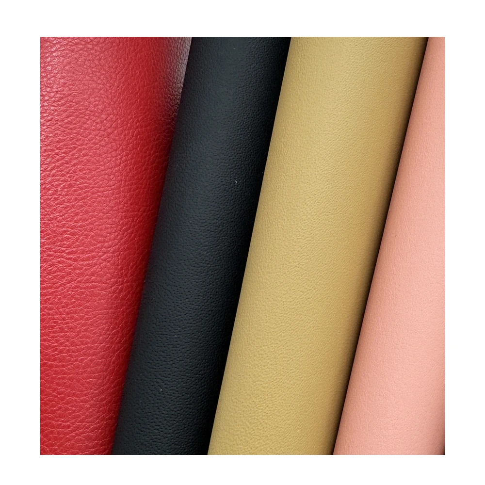 custom rexine upholstery leather vinyl fabric manufacture eco pu faux pvc synthetic microfiber leather fabric for shoes Material