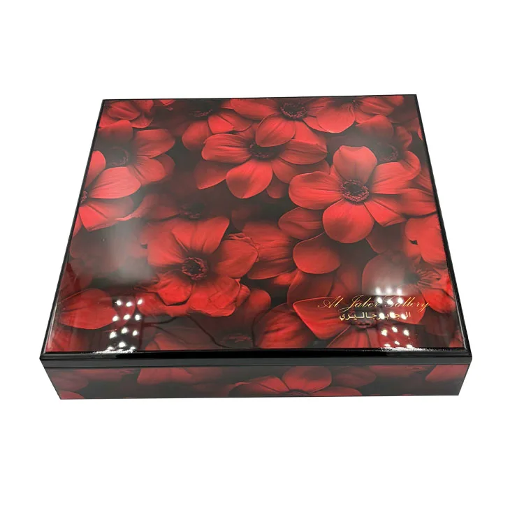 hot sale new design luxury wooden cloth gift box Dubai
