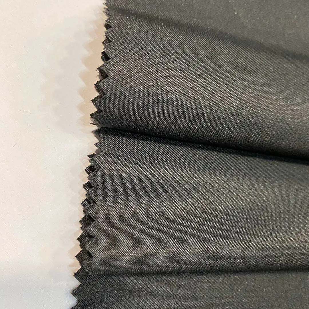 Eco friendly twill peach skin fabric/100 recycled polyester fabric for beach shorts