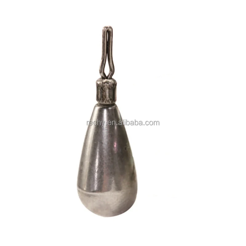 Tungsten drop shot weight Bass Fishing Weights Sinkers Tear Drop Sinker with Swivels Fishing Tackles for Freshwater Saltwater