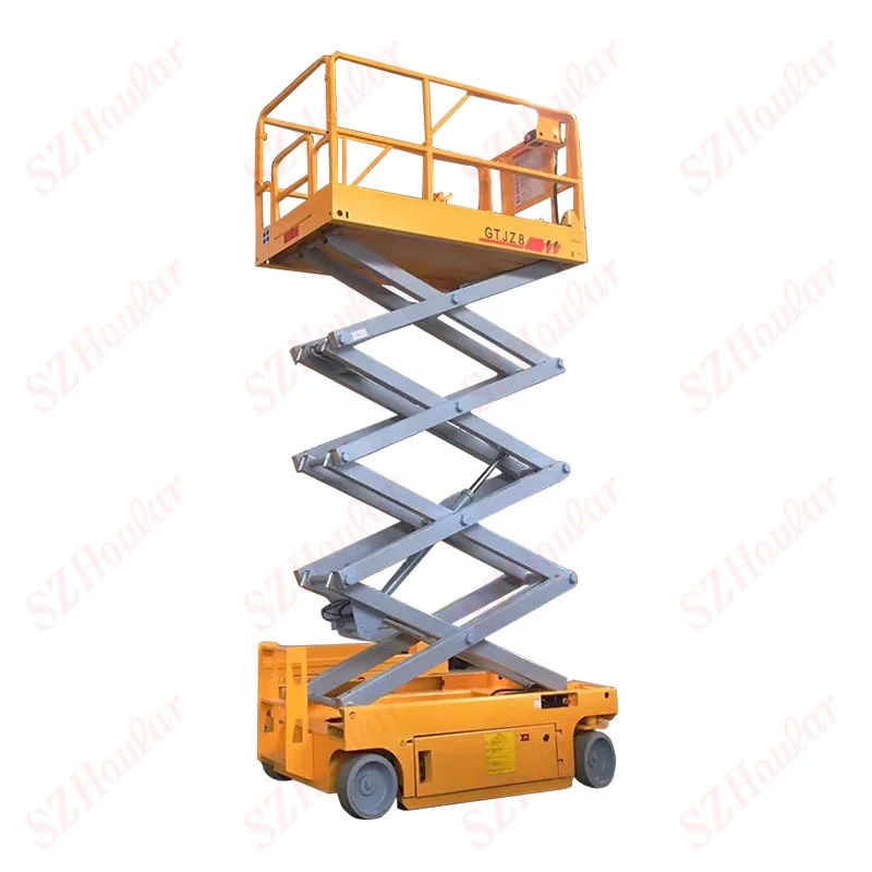 high quality self propelled hydraulic scissor lift self propelled man lift telescope lift platform manlift