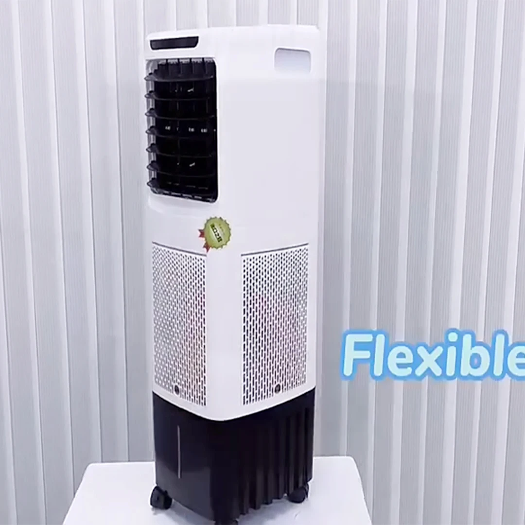 low watt air cooler 2500m3 h airflow small deser air cooling evaporative conditioner fans air cooler portable