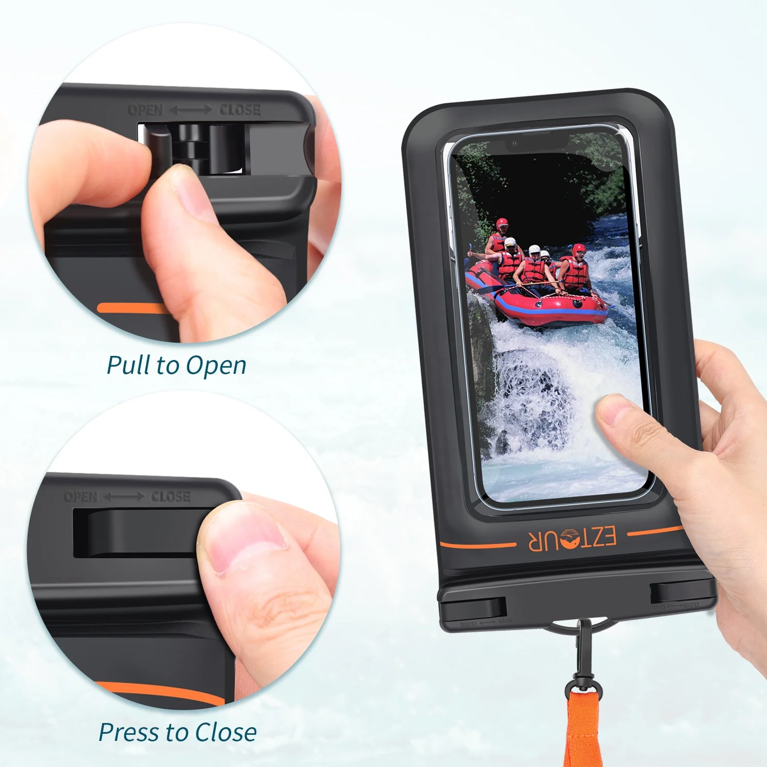 Customized Brand Floating Water Proof Phone Pouch, Waterproof Phone Case