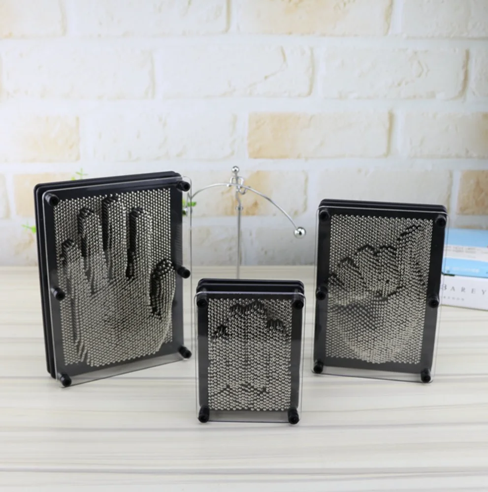 3-Dimensional Pin Sculpture Art Board Toy for Sculptures, Metal /Plastic Material Available