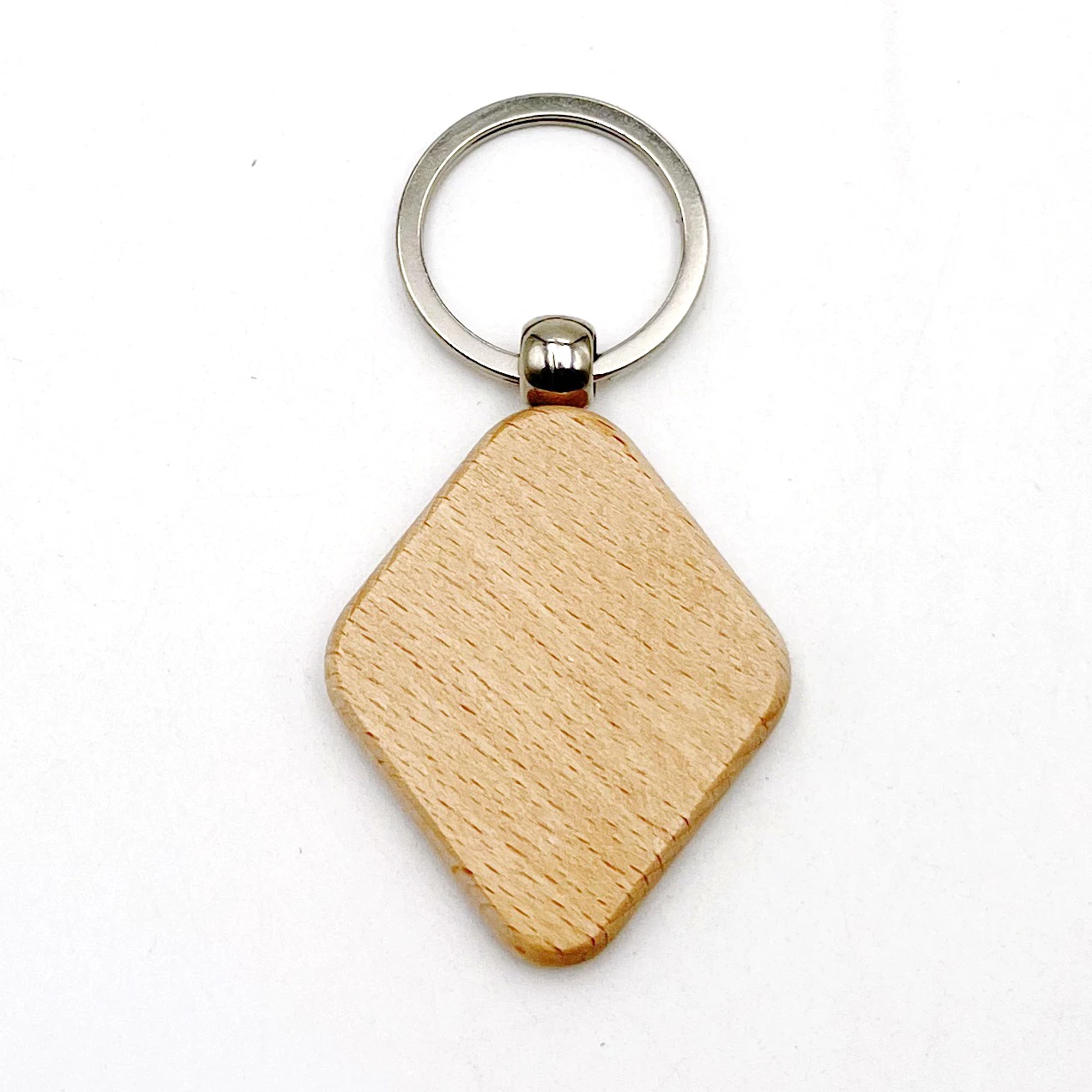 Keychains Keychain for Engraving 2023 High Quality Blank Wood Custom Laser Logo Wooden Silicone Alloy Light Keychain