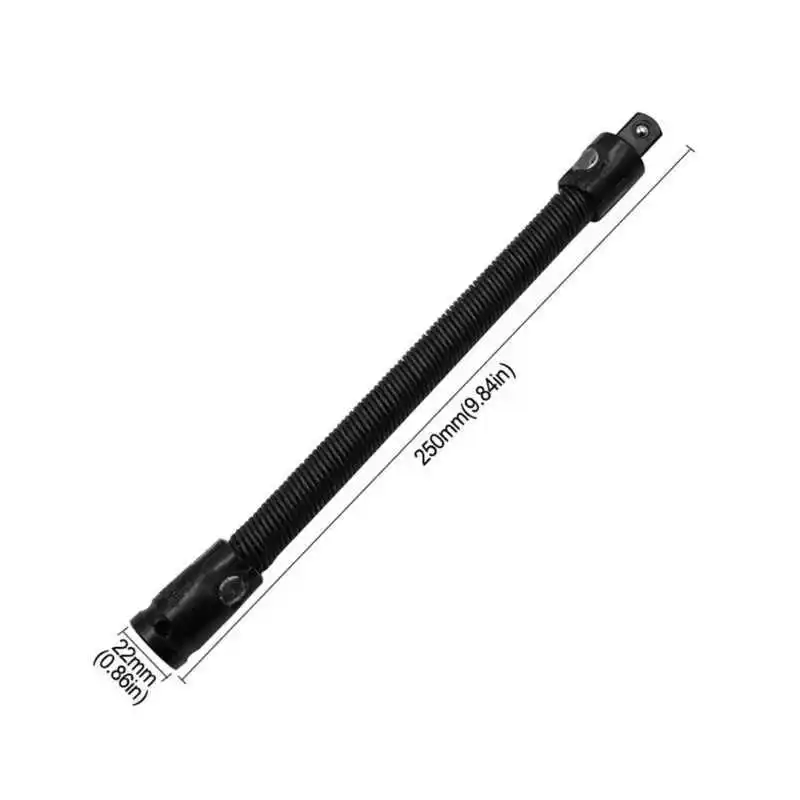 Универсальный стержень гибкий вал шланг соединение вала металлическое звено 1/2 250 мм