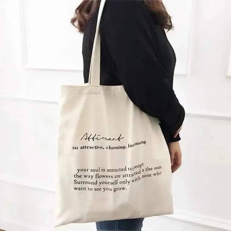 Wholesale Custom printed recycle plain organic cotton canvas tote bag bulk large reusable canvas cotton shopping bag with logo