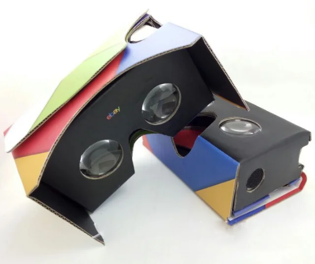 Newly Flat Design Vr Cardboard  3d Glasses Headset,Delicate Cardboard Vr 3d Glasses