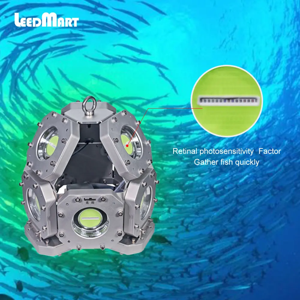 20% off In water using high brightness fishing flash light led waterproof Underwater led squid green fishing Light led