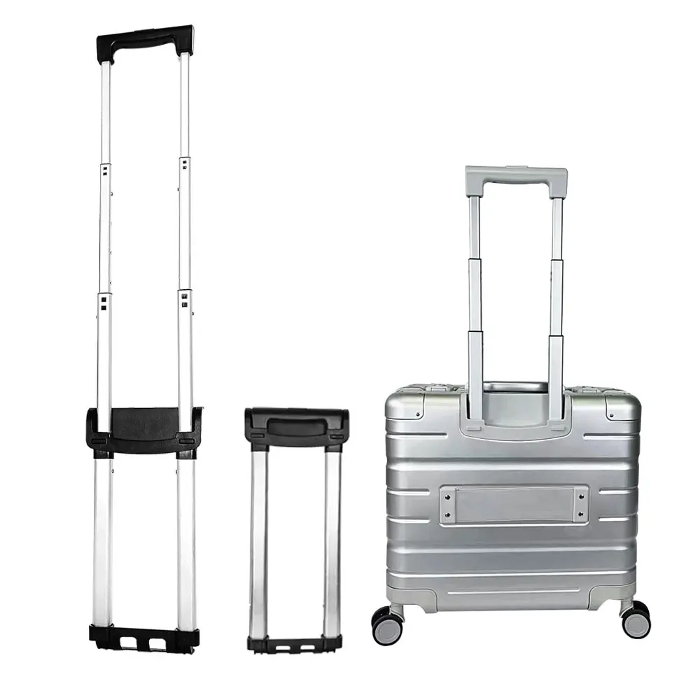 4 sections Telescopic Luggage Draw Bar  Trolley accessories suitcase handle retractable trolley handle factory suitcase handle